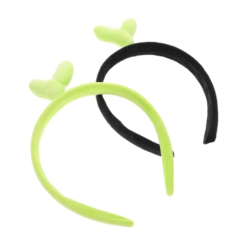 OATIPHO 2 Stück Sprossen Haarband Stirnband Cosplay Requisite Foto Requisiten Für Fotoautomaten Sojasprossen Kopfschmuck Party Sojasprossen Haarreifen Partygeschenke Haar von OATIPHO