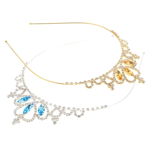 OATIPHO 2 Stück Teiliges Haarband Glitzernde für Mädchen Haaraccessoires für Geburtstagsfeiern und Kostümpartys Blau Silberne und Gelb Goldene Ausführung OATIPHO 2 Stück Teiliges Haarband Glitzernde für Mädchen Haaraccessoires für Geburtstagsfeiern und Kostümpartys Blau Silberne und Gelb Goldene Ausführung von OATIPHO