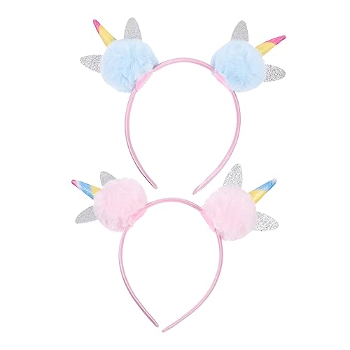 OATIPHO 2 Stück Teiliges Haarband Niedliche Plüsch Haarschmuck für Cosplay Accessoire für Karneval Kostümpartys und Geburtstagsfeiern von OATIPHO