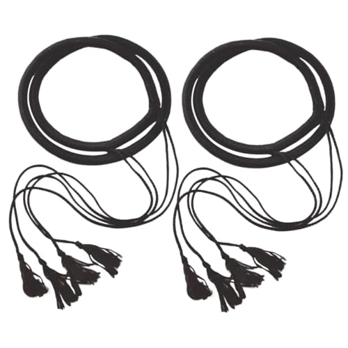 OATIPHO 2 Stück Teiliges Herren Arabisches Kopftuch Stirnband mit Quaste Verstellbares Schwarzes Turban Haarband für und Kostümpartys Geeignet für Halloween und Arabische von OATIPHO