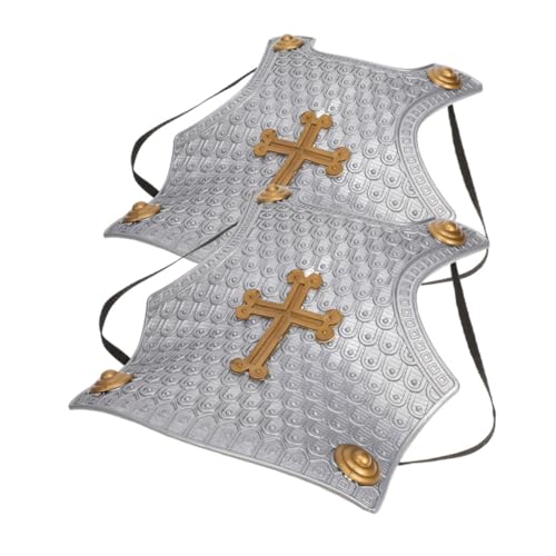 OATIPHO 2 Stück Teiliges Vintage Römisches Rüstungs Kostüm für Tragbare Brustplatte Schild für Jungen Cosplay Rollenspiel Historische Genauigkeit und Bequeme von OATIPHO