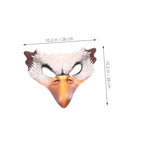OATIPHO 2 Teilige Gesichtsmaske Pu Schaum Tiervogelmaske Verkleidung Für Halloween Karneval Maskerade Party Cosplay Kostümzubehör von OATIPHO