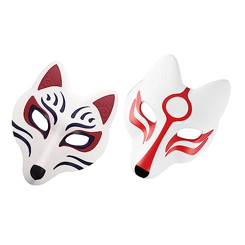 OATIPHO 2St Fuchs Maske lustige partymaske Party verkleiden Tier mit halbem Gesicht Katze-Halloween Alien-Kostüm halloween masken halloweenmaske beängstigende Masken Cosplay-Zubehör Eva OATIPHO 2St Fuchs Maske lustige partymaske Party verkleiden Tier mit halbem Gesicht Katze-Halloween Alien-Kostüm halloween masken halloweenmaske beängstigende Masken Cosplay-Zubehör Eva von OATIPHO