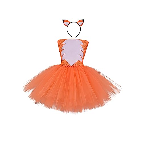 OATIPHO Performance-kleiderset Für Mädchen – 2-teiliger Gazerock Zum Verkleiden Für Geburtstage Und Halloween (elegantes Design Haarband Inklusive) von OATIPHO
