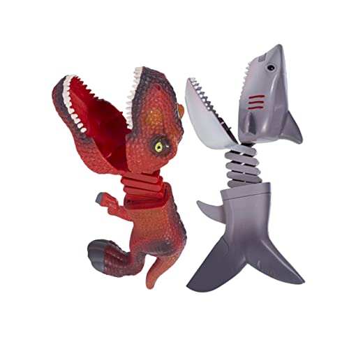 OATIPHO 2St Spielzeug für Kinder kinderspielzeug spielsachen für Kinder hühner Spielzeug Toys for Kids Kid Toys teleskopisch Haifischkopf Teleskoparm Handpuppe Marionette von OATIPHO