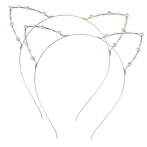 OATIPHO 2Stücke Katzenohren Haarreif Glitzer Stirnband für Cosplay Halloween Kostüm Zubehör für Partys Hochzeiten und Täglichen Gebrauch Leicht und Angenehm OATIPHO 2Stücke Katzenohren Haarreif Glitzer Stirnband für Cosplay Halloween Kostüm Zubehör für Partys Hochzeiten und Täglichen Gebrauch Leicht und Angenehm von OATIPHO