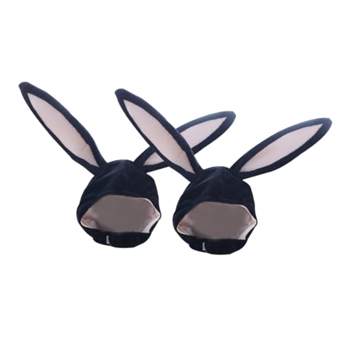 OATIPHO 2st Kaninchen Kopfbedeckung Muffen Tierischer Hut Hasenschwanz Ohren Hund Frosch Plüsch Ausgestopfter Hase Aus Plüsch Mütze Hasenkopfbedeckung Fuchs Plüschstoffe Black OATIPHO 2st Kaninchen Kopfbedeckung Muffen Tierischer Hut Hasenschwanz Ohren Hund Frosch Plüsch Ausgestopfter Hase Aus Plüsch Mütze Hasenkopfbedeckung Fuchs Plüschstoffe Black von OATIPHO