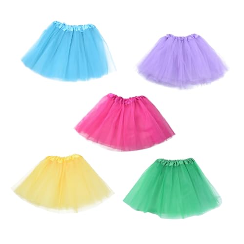 OATIPHO Tutus Für Mädchen 5-teiliges Tutu-kleiderset Tüll-tutu-rock Für Verkleidungspartys Kinder-halloween-kostüme Elastischer Bund von OATIPHO