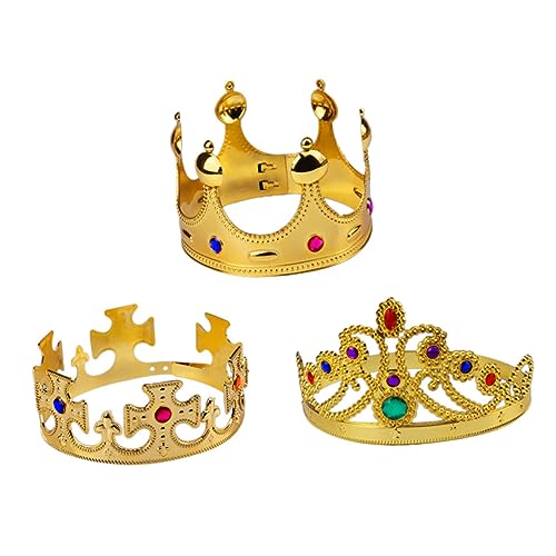 OATIPHO 3 Stück Goldene Haarreifen für Prinzessinnen und für Geburtstagsfeiern und Kostümpartys Einzigartiges Design mit Funkelnden Details OATIPHO 3 Stück Goldene Haarreifen für Prinzessinnen und für Geburtstagsfeiern und Kostümpartys Einzigartiges Design mit Funkelnden Details von OATIPHO