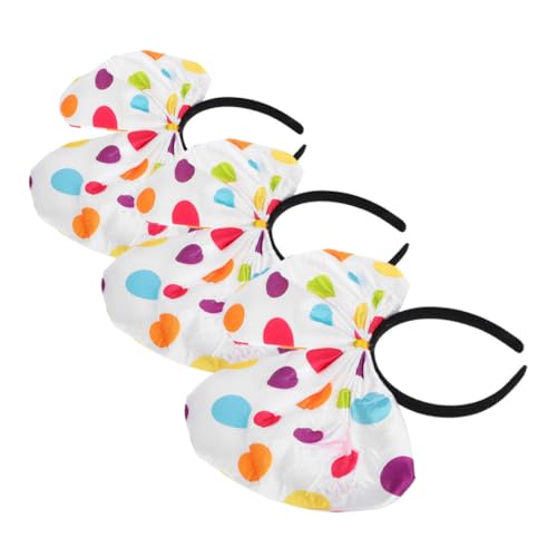 OATIPHO 3 Stück Stirnband Halloween Haarbänder Clown Haarband Halloween Clown Zubehör Clown Kopfschmuck Clown Haarspange Halloween Kopfbedeckung Clown Haarband Karneval Outfit von OATIPHO
