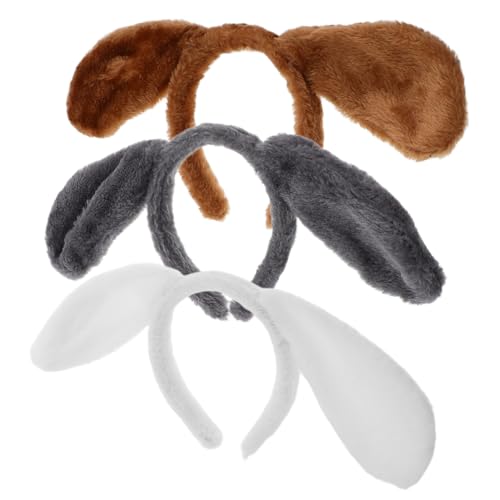 OATIPHO Niedliches Plüsch-stirnband-set Mit Hundeohren Tierkopfbedeckung Für Jungen Und Mädchen Für Bühnenpartys Und Veranstaltungen OATIPHO Niedliches Plüsch-stirnband-set Mit Hundeohren Tierkopfbedeckung Für Jungen Und Mädchen Für Bühnenpartys Und Veranstaltungen von OATIPHO