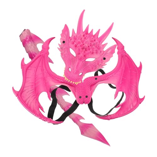 OATIPHO 3 Stück Teiliges Halloween Drachen Kostüm Set für Realistischen Flügeln und Maske Einfach Anzuziehen für Halloween Cosplay Schulaufführungen und Familienfeiern OATIPHO 3 Stück Teiliges Halloween Drachen Kostüm Set für Realistischen Flügeln und Maske Einfach Anzuziehen für Halloween Cosplay Schulaufführungen und Familienfeiern von OATIPHO