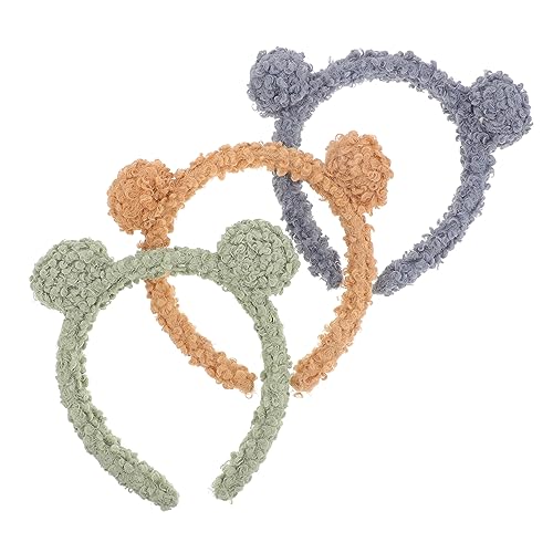 OATIPHO 3 Stück Teiliges Plüsch Ball Ohr Stirnband für Cosplay und Partys Cartoon Bärenohren Haarschmuck und Hellgrün für Damen und Besondere Anlässe OATIPHO 3 Stück Teiliges Plüsch Ball Ohr Stirnband für Cosplay und Partys Cartoon Bärenohren Haarschmuck und Hellgrün für Damen und Besondere Anlässe von OATIPHO