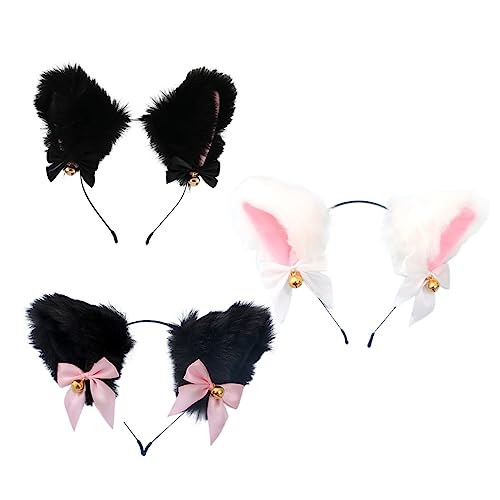 OATIPHO 3 Stück Teiliges Plüsch Katzenohren Haarreifen für Cosplay und Partys Weiches Kopfband mit Süßem Design für Festliche Anlässe OATIPHO 3 Stück Teiliges Plüsch Katzenohren Haarreifen für Cosplay und Partys Weiches Kopfband mit Süßem Design für Festliche Anlässe von OATIPHO