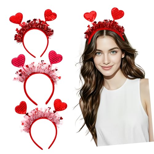 OATIPHO 3 Stück Valentinstag-stirnband Valentinstag Stirnbänder Valentinstag-partyzubehör Stirnband Frauen Valentinstag Herz Valentinstags-stirnbänder Für Frauen Herz Zubehör Stoff OATIPHO 3 Stück Valentinstag-stirnband Valentinstag Stirnbänder Valentinstag-partyzubehör Stirnband Frauen Valentinstag Herz Valentinstags-stirnbänder Für Frauen Herz Zubehör Stoff von OATIPHO