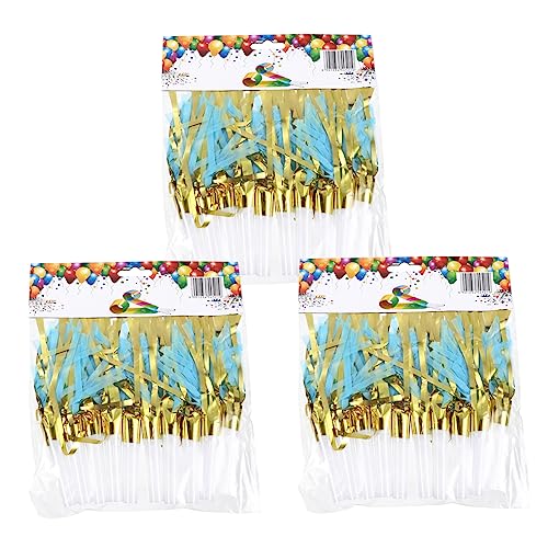 OATIPHO 30St Papier Quasten blasen Drachen lustige jubelnde Requisiten musikalische Ausfälle funnytoys funny toys Geschenke Korb Cheerleader-Stütze Party bläst Hörner Quasten aus Papier von OATIPHO