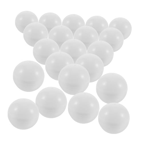 OATIPHO 30St Lotteriekugel befüllbare Plastikbälle Tombola-Zeichnungsball Bälle für die Party pflücken Verlosung von Bällen hohl Freiwurf Partybedarf Tischtennis Spielball PVC Weiß von OATIPHO