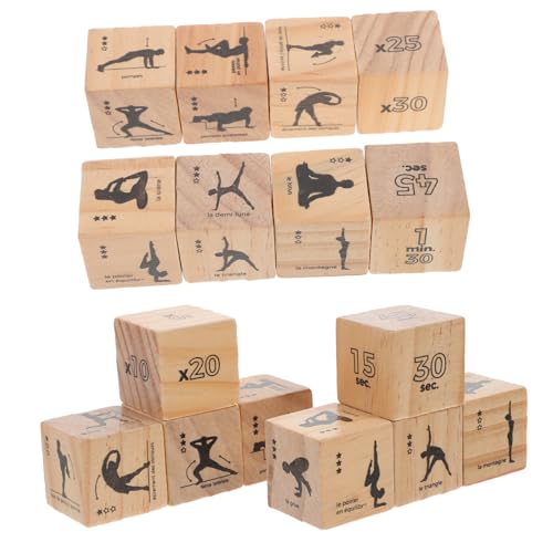 OATIPHO 4 Set Sportspielwürfel Übungswürfel Spielzeugwürfel Spielzeug Sport Fitnesswürfel Kleine Übungswürfel Holzübungswürfel Wiederverwendbare Übungswürfel Yogawürfel Heimwürfel OATIPHO 4 Set Sportspielwürfel Übungswürfel Spielzeugwürfel Spielzeug Sport Fitnesswürfel Kleine Übungswürfel Holzübungswürfel Wiederverwendbare Übungswürfel Yogawürfel Heimwürfel von OATIPHO