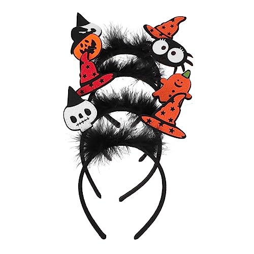 OATIPHO 4 Stück Delikater Haarreifen für Halloween Kostüm Party Lustige Haarschmuck Dekorationen für Cosplay Festival Besondere Anlässe von OATIPHO