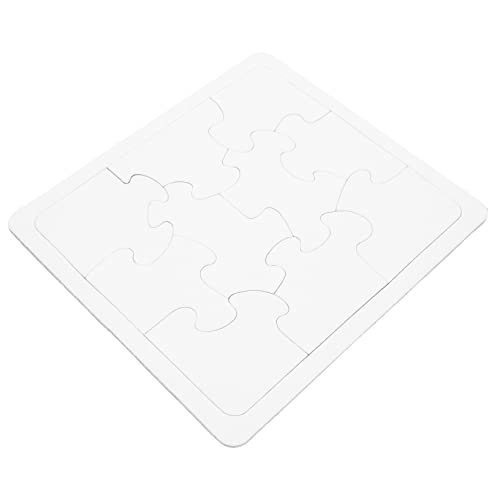 OATIPHO 4 Stück Puzzle Leere Rätsel Hochzeitsbevorzugungsrätsel Kind Weißer Schimmel Papier Färbung von OATIPHO