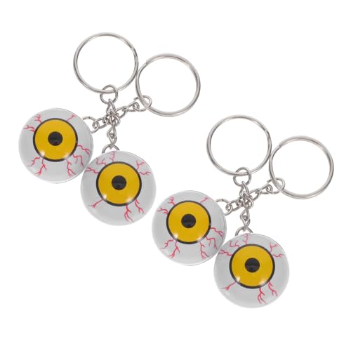 OATIPHO 4 Stück Teiliges Halloween Augen Schlüsselanhänger Realistische Rollende Horror Augen aus Robustem Kunststoff Gruselige Party Accessoires für Taschen und Schlüssel Langlebig und OATIPHO 4 Stück Teiliges Halloween Augen Schlüsselanhänger Realistische Rollende Horror Augen aus Robustem Kunststoff Gruselige Party Accessoires für Taschen und Schlüssel Langlebig und von OATIPHO