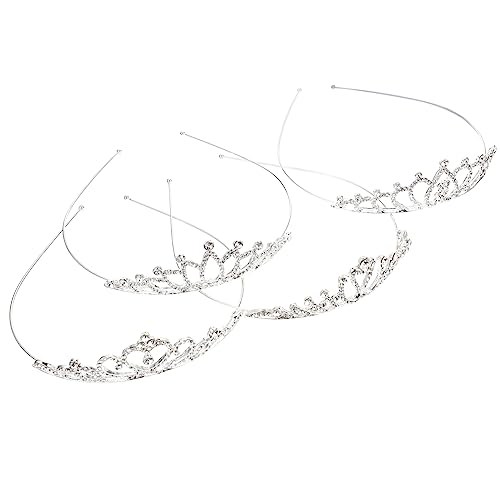 OATIPHO 4 Stücke Glitzernde Krone Haarbänder Tanzparty Haarschmuck mit Rhinestone Verzierung für Feiern Hochzeiten und Geburtstagsanlässe OATIPHO 4 Stücke Glitzernde Krone Haarbänder Tanzparty Haarschmuck mit Rhinestone Verzierung für Feiern Hochzeiten und Geburtstagsanlässe von OATIPHO