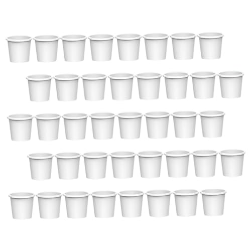 OATIPHO 40St Wasserspender aus Pappbecher für küchenspielzeug für Kitchen Toys for trinkglas Mini wasserspender kleine Mini-Wasserspenderbecher kleine Tassen Weiß von OATIPHO