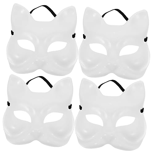OATIPHO 4er Set DIY Leere Fuchsmaske Zum Handbemalen Party Masquerade Maske Für Karneval Und Cosplay Kreatives Bastelzubehör Für Und Erwachsene OATIPHO 4er Set DIY Leere Fuchsmaske Zum Handbemalen Party Masquerade Maske Für Karneval Und Cosplay Kreatives Bastelzubehör Für Und Erwachsene von OATIPHO