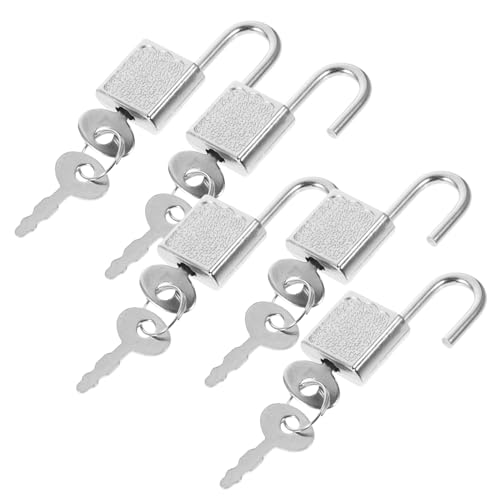 OATIPHO Schatzkiste-vorhängeschloss Für Kinder Antikes Vorhängeschloss-Set Schloss Schlüsselspielzeug 5 Sets Piratentruhen-schlösser Sicher von OATIPHO