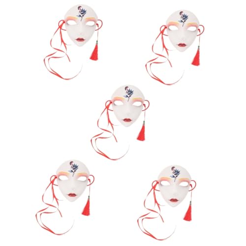 OATIPHO 5St Hanfu-Maske the hallow halloween reluval Maskerade-Maske schmücken Festival-Streich-Tool Festivalmaske Cosplay Kos Requisiten Mitglied Make-up-Kostüm-Requisiten Zubehör Plastik von OATIPHO