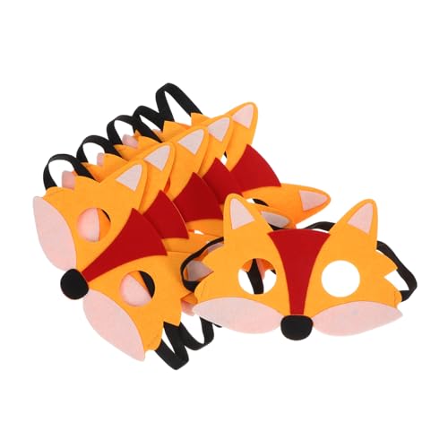 OATIPHO 6 Stück Teiliges Cosplay Fuchs Maske Halbgesicht Tiermaske Filz für Halloween Karneval Party Realistische Werwolf Maske für Erwachsene Fotorequisiten OATIPHO 6 Stück Teiliges Cosplay Fuchs Maske Halbgesicht Tiermaske Filz für Halloween Karneval Party Realistische Werwolf Maske für Erwachsene Fotorequisiten von OATIPHO