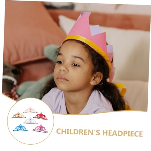OATIPHO 6 Stück Teiliges Prinzessinnen für Birthday Party Krone Cosplay Kopfschmuck Roségold für Festlichkeiten und Besondere Anlässe von OATIPHO