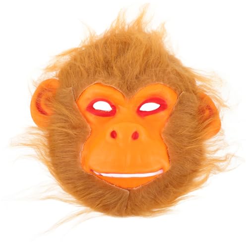 OATIPHO Maske Halloween Gruselige Vollgesichtsmaske Gruselmasken Für Erwachsene Realistisch Neuheit Maske Primatenmaske Primas Maske Lustige Maske Tierkopfmaske Behaart Dressing von OATIPHO