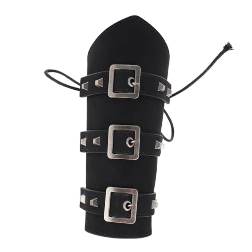 OATIPHO Cosplay Kostüme Punk Stil Künstliche Leder Armband Reiten Armband Armschienen Komfortable von OATIPHO