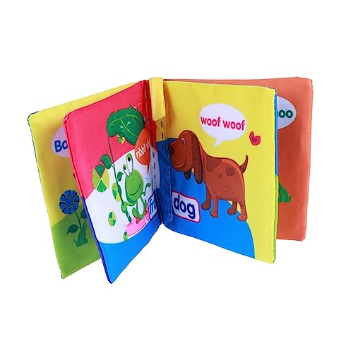 OATIPHO Baby-Crinkle-Buch Stoffbuch für Kleinkinder Kinderbücher pädagogisches Spielzeug Educational Toys Stoffbuch für Baby Lernbücher für Kleinkinder dreidimensional das Buch Lesestoff von OATIPHO