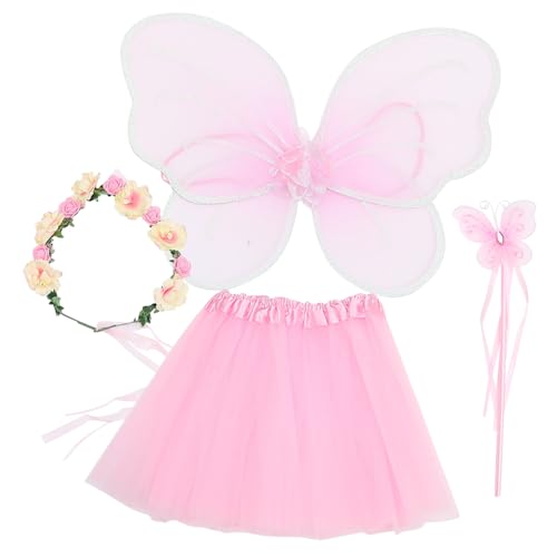 OATIPHO Bienenkostüm Set Teiliges Outfit mit Flügeln Haarreif und Zauberstab für Partys Cosplay und Halloween Leichtes Tüllmaterial für Mädchen OATIPHO Bienenkostüm Set Teiliges Outfit mit Flügeln Haarreif und Zauberstab für Partys Cosplay und Halloween Leichtes Tüllmaterial für Mädchen von OATIPHO