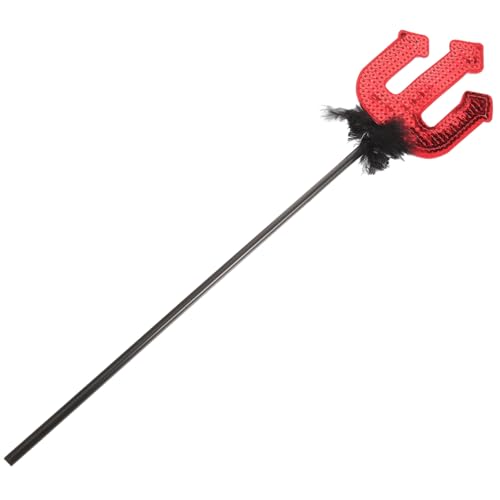 OATIPHO Halloween Teufelsgabel Rot Dreizackige Party-dämonen-Requisite Cosplay- Dekorative Für Kostümveranstaltungen von OATIPHO