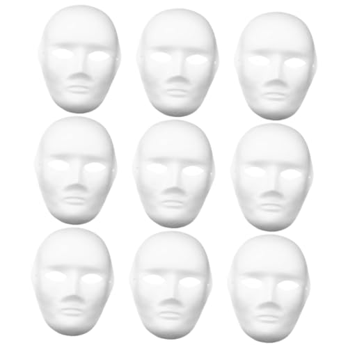 OATIPHO Einzigartiges Und Schickes Blanko-vollmasken-set Mit 9 Papiermasken Für Kinder OATIPHO Einzigartiges Und Schickes Blanko-vollmasken-set Mit 9 Papiermasken Für Kinder von OATIPHO