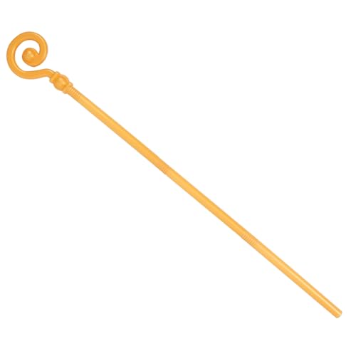 OATIPHO Das des Halloween Accessories zubehör Halloween Dekoration Party Halloween-Accessoire Kostümzubehör Halloween-Spazierstock Cosplay Gehstock Requisite Plastik Golden von OATIPHO