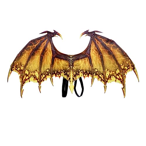 OATIPHO Drachenflügel Für Erwachsene Vlies-Drachenflügel Verkleiden Flügel Drachen-Cosplay-Flügel Requisiten Kreative Leistung Cosplay-Flügel Für Halloween-Party Geburtstag von OATIPHO