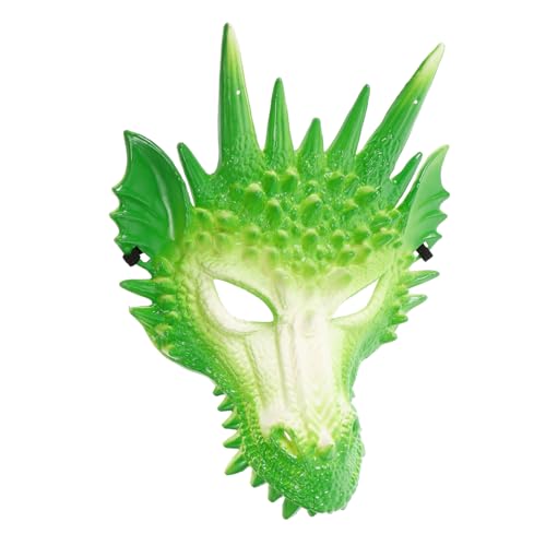 OATIPHO Halloween Drachenmaske für Party Cosplay Tiermaske Realistische Details von OATIPHO