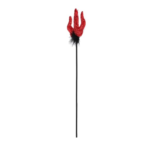 OATIPHO Dämonen- Für Halloween Rote Teufelsgabel Kostümzubehör Leichte Tragbare Requisite Für Karneval Maskerade Und Cosplay-Events von OATIPHO