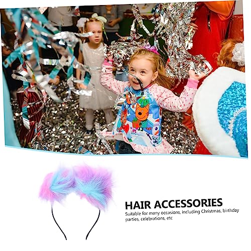 OATIPHO Flauschiger Ball Haarreif mit Katzenohren Lustiges Haarschmuck Accessoire für Weihnachten Halloween Cosplay und Partys OATIPHO Flauschiger Ball Haarreif mit Katzenohren Lustiges Haarschmuck Accessoire für Weihnachten Halloween Cosplay und Partys von OATIPHO