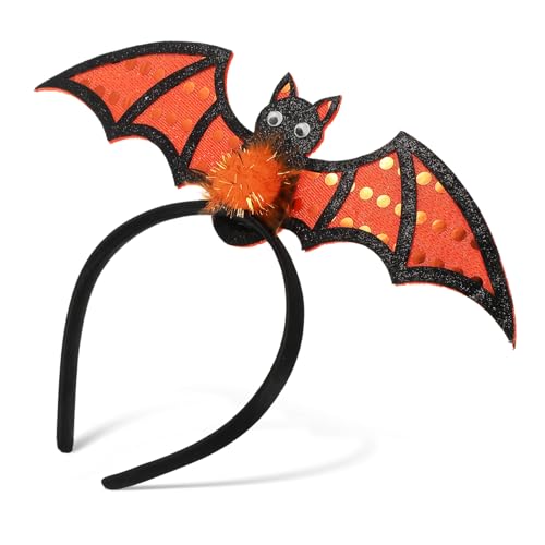 OATIPHO Fledermaus-stirnband Halloween Funkeln Kostüme Schläger Form Fledermaus Haarband Cosplay Fledermausohren Stirnband Fledermäuse Erwachsene Stirnband Kostüm Für Damen Plastik von OATIPHO