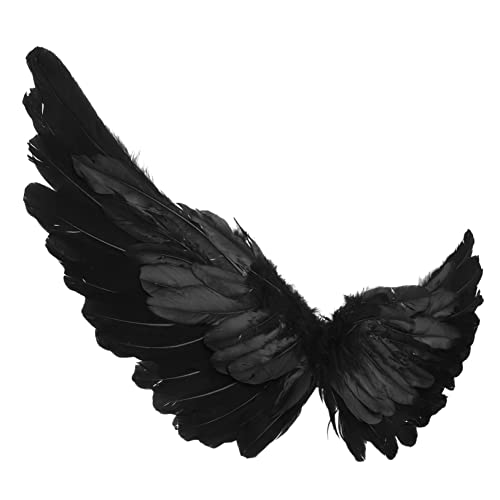 OATIPHO Flügel Kostüm Requisiten für Kleine Schwarze Engelsflügel für Halloween Cosplay Festivals und Bühnenauftritte für Süße Fotos und Verkleidungen OATIPHO Flügel Kostüm Requisiten für Kleine Schwarze Engelsflügel für Halloween Cosplay Festivals und Bühnenauftritte für Süße Fotos und Verkleidungen von OATIPHO