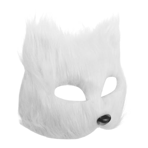OATIPHO Einzigartige Maske Weiße Halbmaske Für Cosplay-partys Halloween Und Maskerade von OATIPHO
