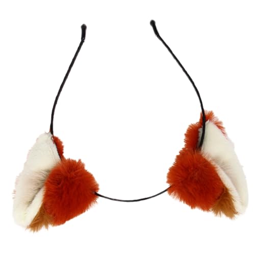 OATIPHO Fuchsohren Stirnband Halloween-Katzenohren pelzige Ohren Rattenohren Cosplay -Tierohren Fox -Stirnband Wolfskostüm Damen Katzen -Cosplay Tigerohren Plastik OATIPHO Fuchsohren Stirnband Halloween-Katzenohren pelzige Ohren Rattenohren Cosplay -Tierohren Fox -Stirnband Wolfskostüm Damen Katzen -Cosplay Tigerohren Plastik von OATIPHO