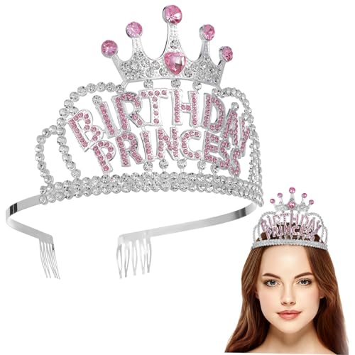 OATIPHO Geburtstagskrone Tiara für Stilvolle Krone mit Langlebig und Elegant Perfektes für Geburtstagsfeiern und Besondere Anlässe von OATIPHO
