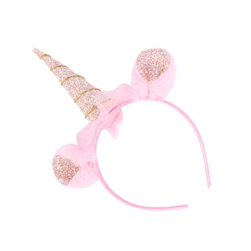 OATIPHO Glitzerndes Einhorn Haarreif Party Haarschmuck Farbenfroher Kopfschmuck für Mädchen Geburtstagsfeier Leichtes und Kunststoffmaterial für Kostüm Bühne und Fotorequisiten von OATIPHO