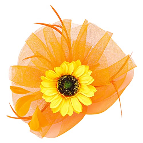OATIPHO Haarschmuck Aus Sonnenblumen Brautjungfer Haardekoration Für Frauen Blumen- Stirnband Kostüm Kopfbedeckung Festival-accessoires Für Damen Erste Party Wort Gittergewebe Orange OATIPHO Haarschmuck Aus Sonnenblumen Brautjungfer Haardekoration Für Frauen Blumen- Stirnband Kostüm Kopfbedeckung Festival-accessoires Für Damen Erste Party Wort Gittergewebe Orange von OATIPHO